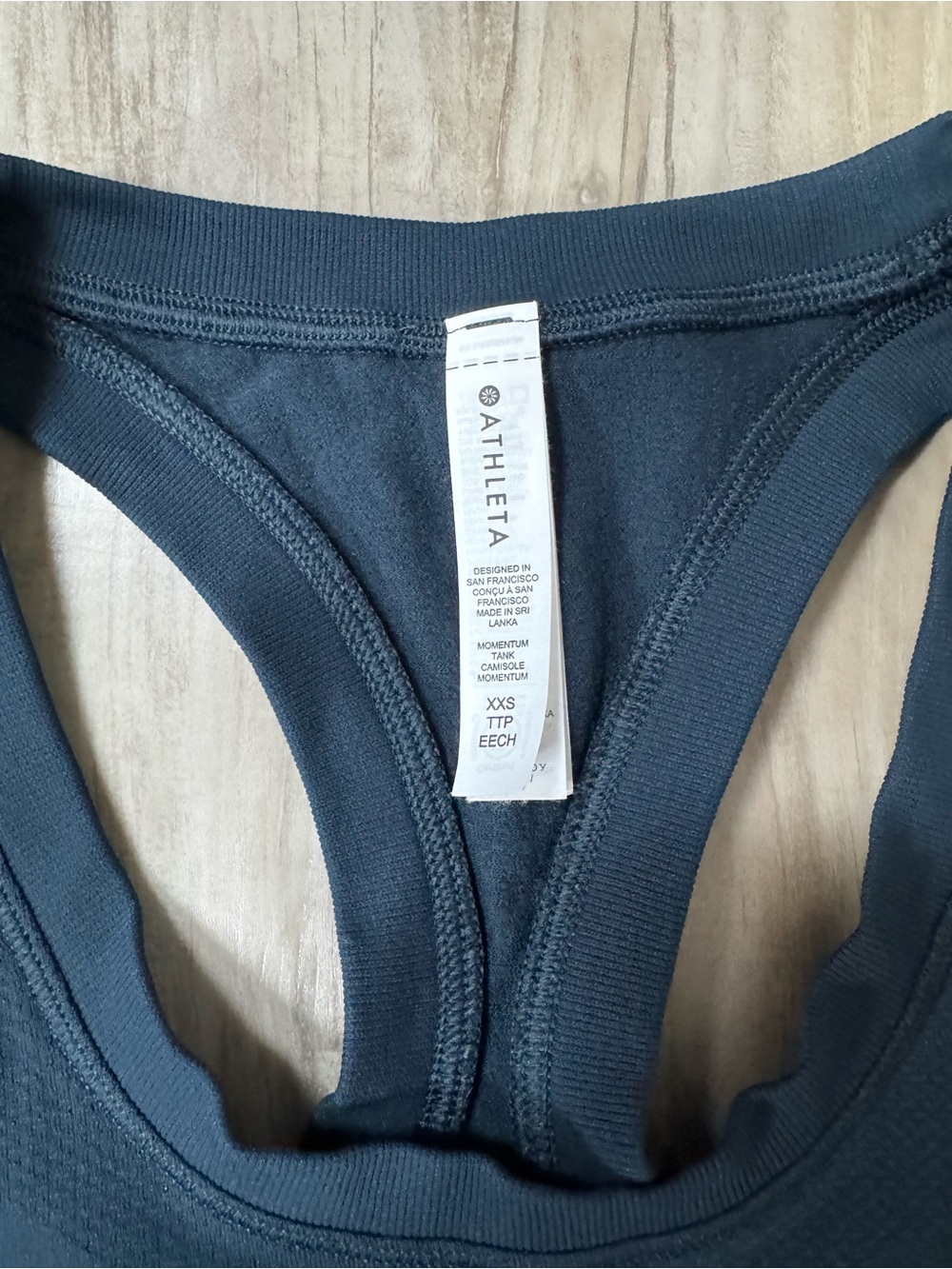 Athleta Blue Racerback Performance Tank - Picture 3 of 4